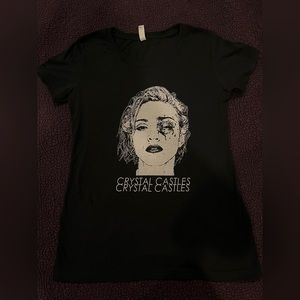 Crystal Castle black t-shirt